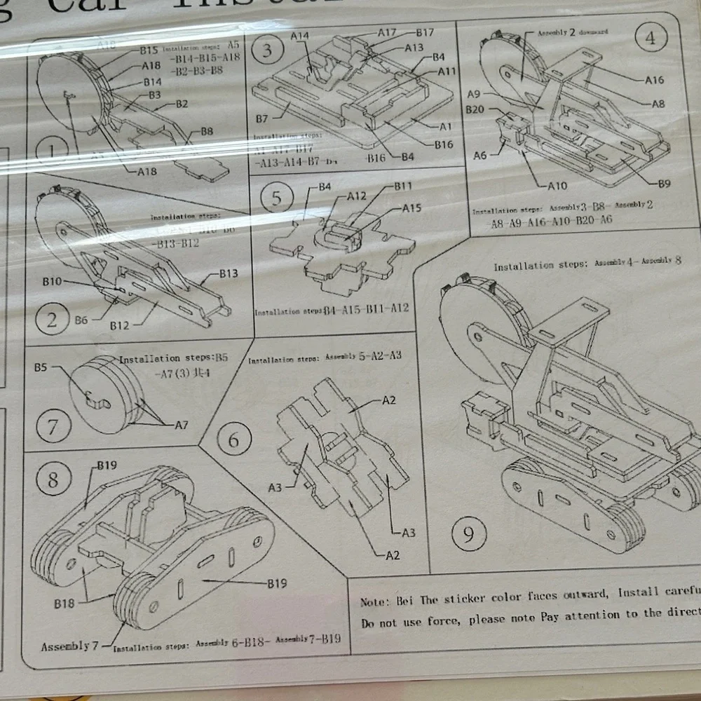3D Wood Puzzle Bulldozer - SEALED